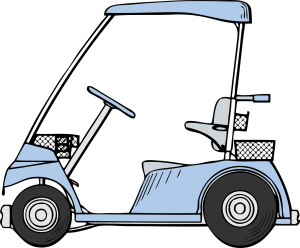 image of a golf cart